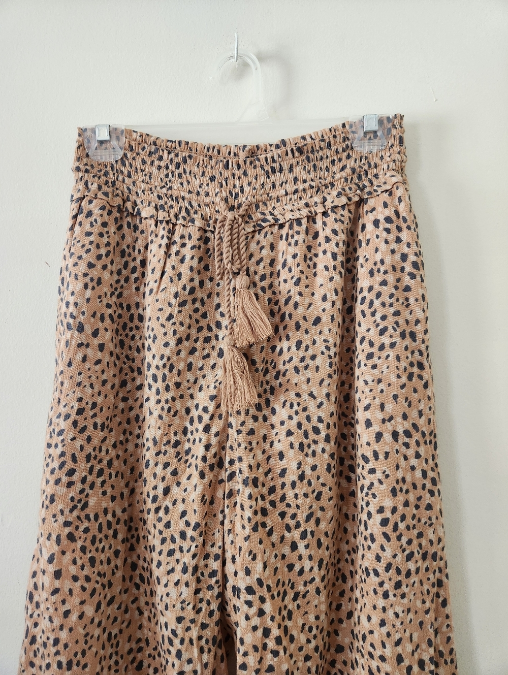 Abercrombie & Fitch Leopard Print Wide Leg Pants - Picture 4 of 9